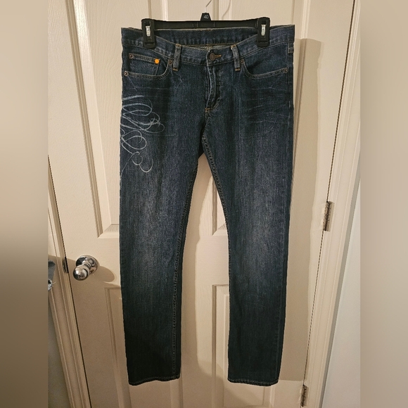 Levi x Andy Warhol Art Inspired Denim Jeans Size 30x34 - Picture 1 of 6